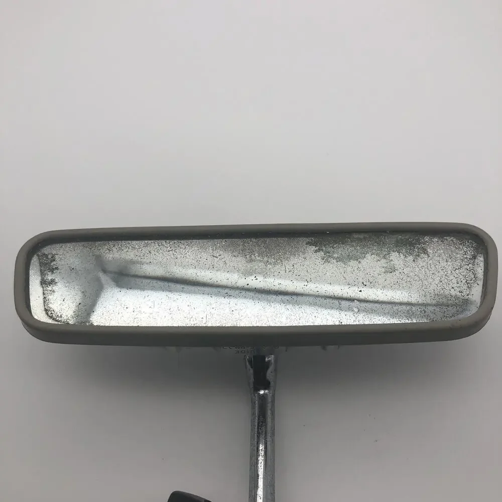Vintage 60's GM Models 8”Chrome Stainless Rear View Day Night Mirror w/bracket